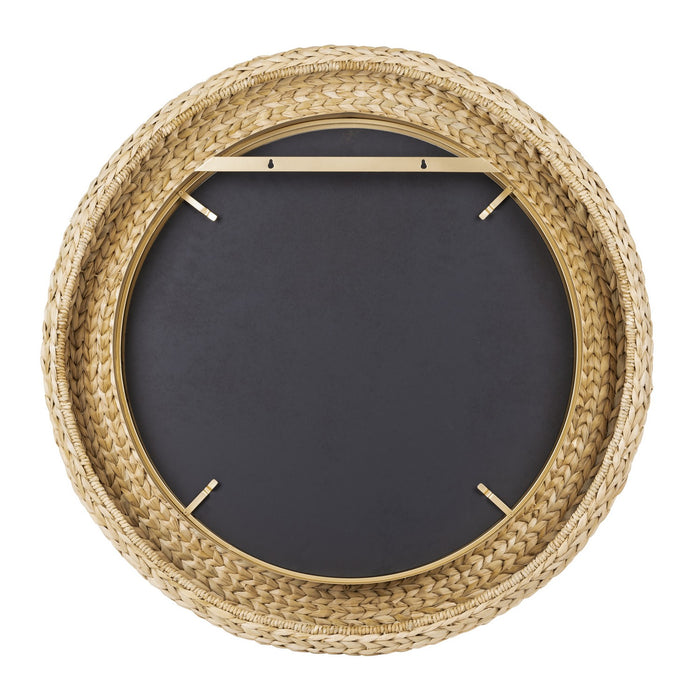 Varaluz - 457MI40FGN - Mirror - Athena - French Gold/Natural Seagrass