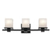 Kichler - 45151BK - Three Light Bath - Tully - Black