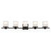 Kichler - 45193BK - Five Light Bath - Tully - Black