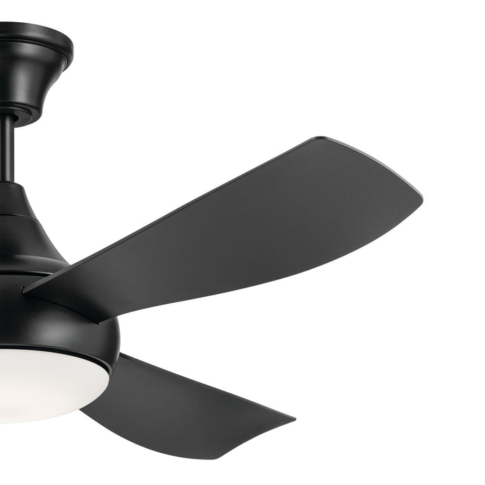 Kichler - 310354SBK - 54"Ceiling Fan - Ample - Satin Black