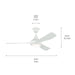 Kichler - 310354WH - 54"Ceiling Fan - Ample - White