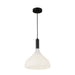 Alora - PD532312MBOP - One Light Pendant - Belleview - Matte Black/Opal Glass