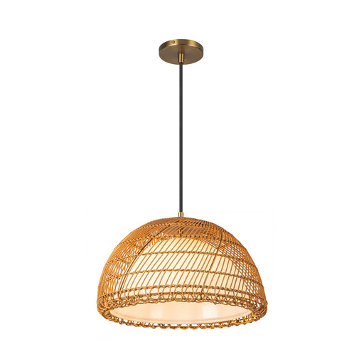 Alora - PD631416BGOP - One Light Pendant - Bondi - Brushed Gold/Opal Glass