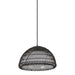 Alora - PD631416MBOP - One Light Pendant - Bondi - Matte Black/Opal Glass