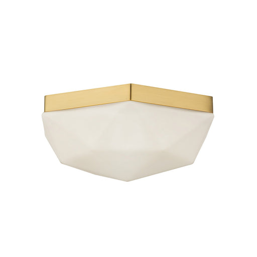 Alora - FM424512BGOP - Two Light Flush Mount - Krysta - Brushed Gold/Opal Glass