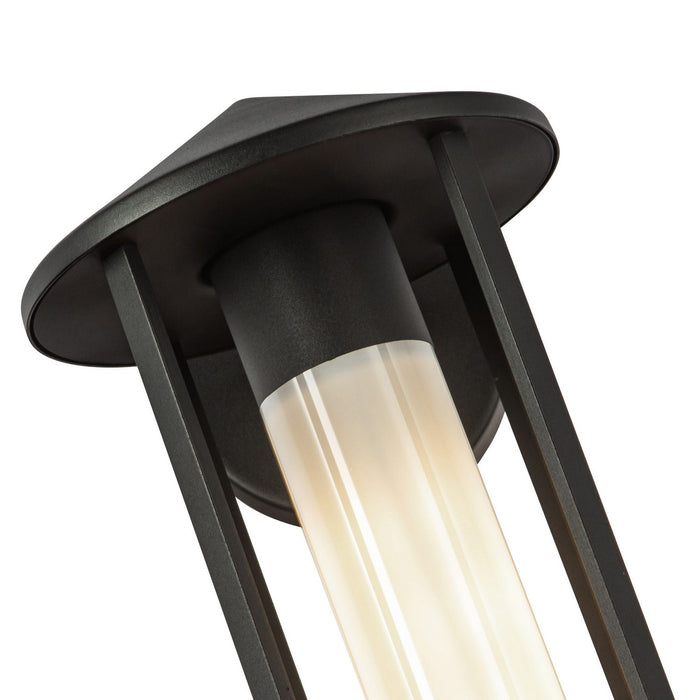 Alora - EW526312BKGO - One Light Exterior Wall Mount - Tenko - Black/Glossy Opal Glass