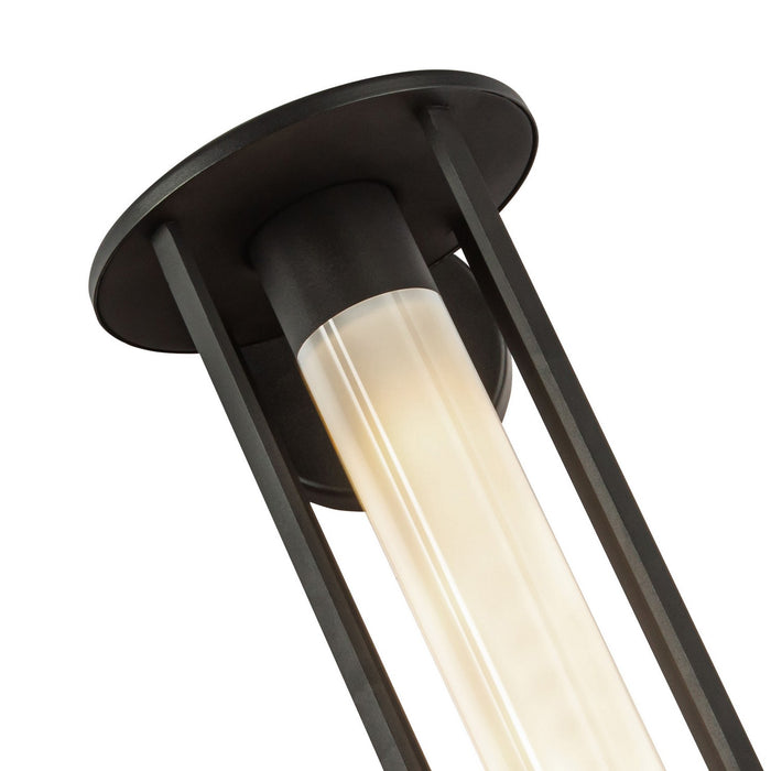 Alora - EW526318BKGO - One Light Exterior Wall Mount - Tenko - Black/Glossy Opal Glass