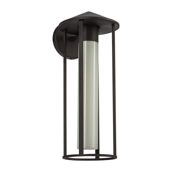 Alora - EW526318BZGO - One Light Exterior Wall Mount - Tenko - Bronze/Glossy Opal Glass