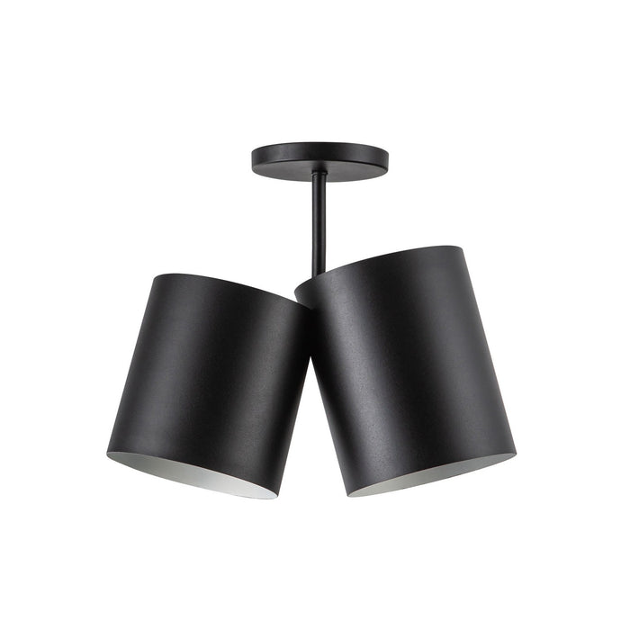 Kuzco Lighting - SF58814-BK - Two Light Semi-Flush Mount - Keiko - Black