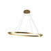 Kuzco Lighting - LP79140-BG - LED Linear Pendant - Ovale - Brushed Gold