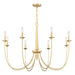 Savoy House - 1-1202-8-186 - Eight Light Chandelier - Stonecrest - French Gold