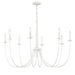 Savoy House - 1-1202-8-83 - Eight Light Chandelier - Stonecrest - Bisque White