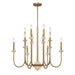 Savoy House - 1-2294-12-262 - 12 Light Chandelier - Oakhurst - Antique Gold