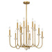 Savoy House - 1-2294-12-262 - 12 Light Chandelier - Oakhurst - Antique Gold