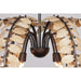 Savoy House - 1-2579-6-26 - Six Light Chandelier - Grecian - Champagne Mist with Coconut Shell