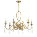 Savoy House - 1-2700-6-322 - Six Light Chandelier - Fairchild - Warm Brass