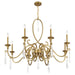 Savoy House - 1-2702-8-322 - Eight Light Chandelier - Fairchild - Warm Brass