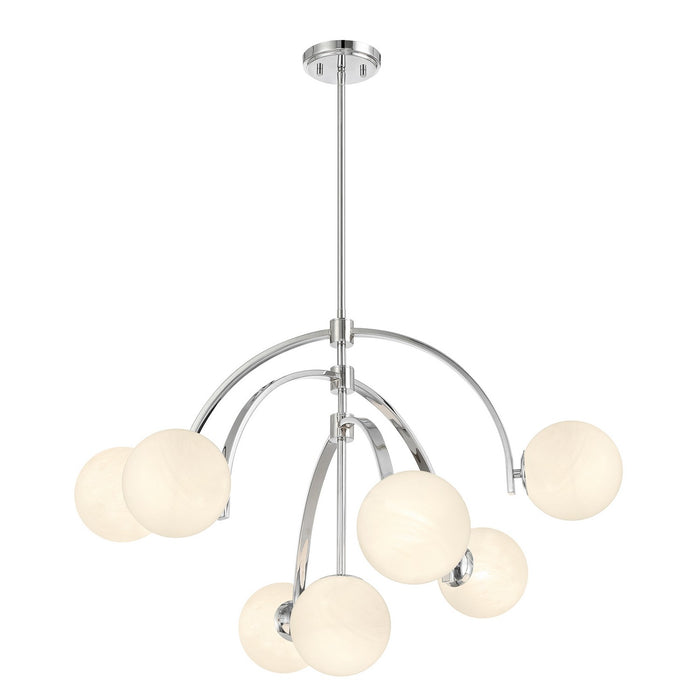 Savoy House - 1-3319-7-11 - Seven Light Chandelier - Marias - Polished Chrome