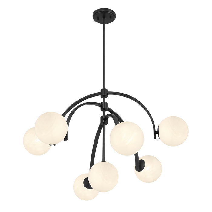 Savoy House - 1-3319-7-89 - Seven Light Chandelier - Marias - Matte Black