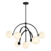 Savoy House - 1-3319-7-89 - Seven Light Chandelier - Marias - Matte Black