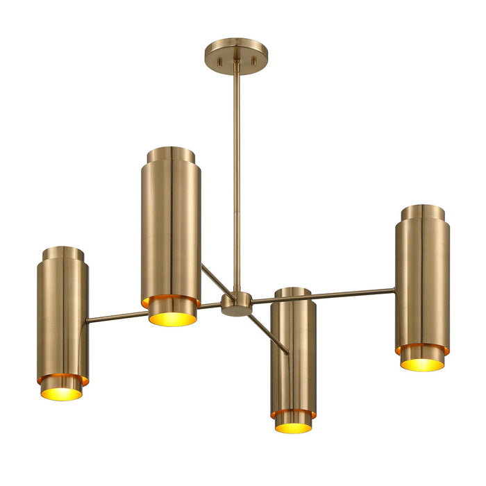 Savoy House - 1-4180-8-127 - Eight Light Chandelier - Lio - Noble Brass