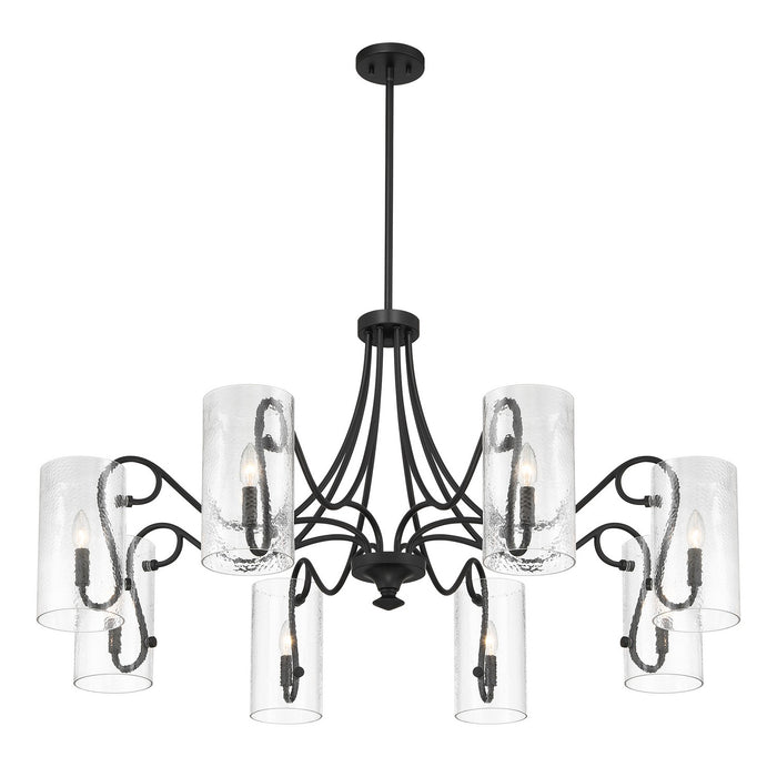 Savoy House - 1-4570-8-89 - Eight Light Chandelier - Calgary - Matte Black