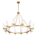 Savoy House - 1-5504-12-322 - 12 Light Chandelier - Nouvel - Warm Brass