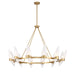 Savoy House - 1-5504-12-322 - 12 Light Chandelier - Nouvel - Warm Brass