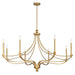 Savoy House - 1-6415-8-322 - Eight Light Chandelier - Preserve - Warm Brass