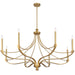 Savoy House - 1-6415-8-322 - Eight Light Chandelier - Preserve - Warm Brass