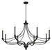 Savoy House - 1-6415-8-89 - Eight Light Chandelier - Preserve - Matte Black