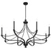 Savoy House - 1-6415-8-89 - Eight Light Chandelier - Preserve - Matte Black