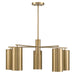 Savoy House - 1-6508-5-127 - Five Light Chandelier - Lio - Noble Brass