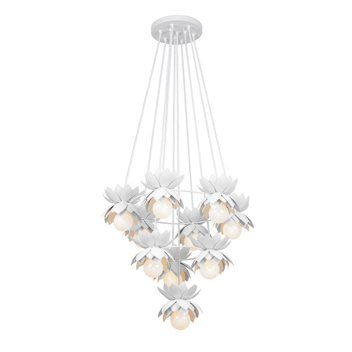 Savoy House - 1-6914-10-47 - Ten Light Chandelier - Pacha - White Cashmere