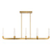 Savoy House - 1-8951-8-322 - LED Linear Chandelier - Del Mar - Warm Brass