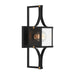 Savoy House - 5-473-144 - One Light Outdoor Wall Lantern - Raeburn - Matte Black and Weathered Brushed Brass