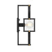 Savoy House - 5-473-144 - One Light Outdoor Wall Lantern - Raeburn - Matte Black and Weathered Brushed Brass