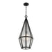 Savoy House - 5-706-BK - One Light Outdoor Hanging Lantern - Peninsula - Matte Black