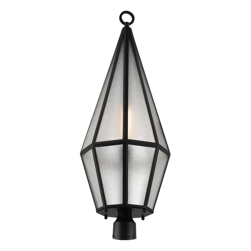 Savoy House - 5-707-BK - One Light Outdoor Post Lantern - Peninsula - Matte Black