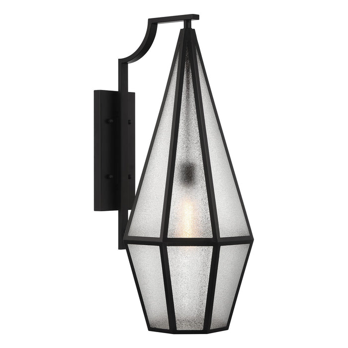 Savoy House - 5-708-BK - One Light Outdoor Wall Lantern - Peninsula - Matte Black