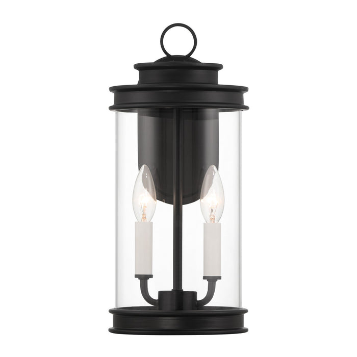 Savoy House - 5-904-BK - Two Light Outdoor Wall Lantern - Englewood - Matte Black