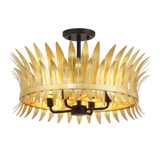 Savoy House - 6-7900-4-261 - Four Light Semi-Flush Mount - Ensley - True Gold