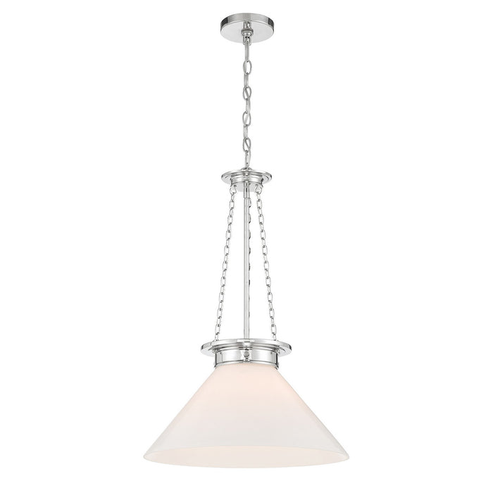 Savoy House - 7-1011-1-109 - One Light Pendant - Myers - Polished Nickel