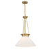 Savoy House - 7-1011-1-322 - One Light Pendant - Myers - Warm Brass