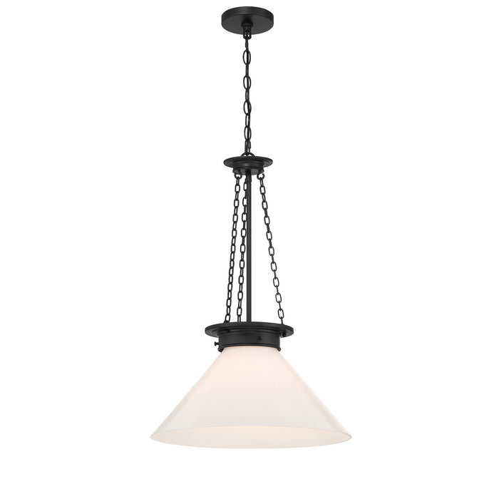 Savoy House - 7-1011-1-89 - One Light Pendant - Myers - Matte Black