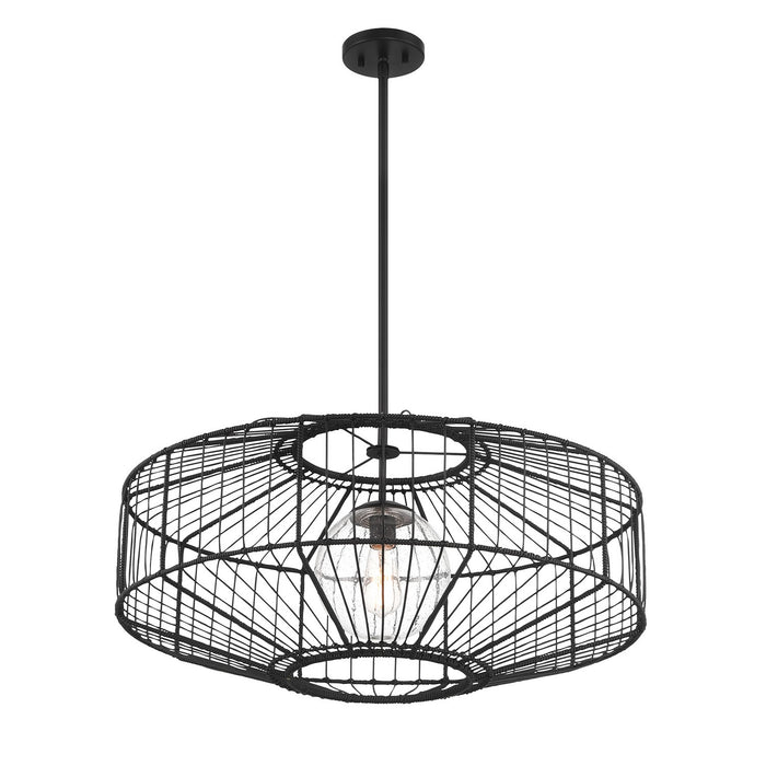 Savoy House - 7-1429-1-89 - One Light Pendant - Marcy - Matte Black