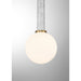 Savoy House - 7-2902-1-264 - One Light Pendant - Callaway - White Marble with Warm Brass