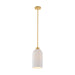 Savoy House - 7-3171-1-322 - One Light Pendant - Isla Blanca - Warm Brass