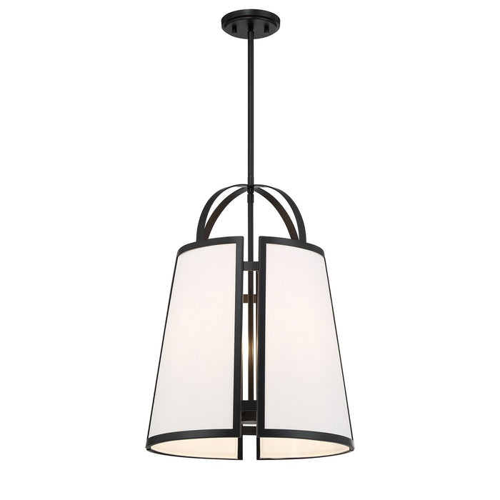 Savoy House - 7-6304-4-89 - Four Light Pendant - Chartwell - Matte Black