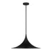 Savoy House - 7-7639-1-89 - One Light Pendant - Bowdin - Matte Black